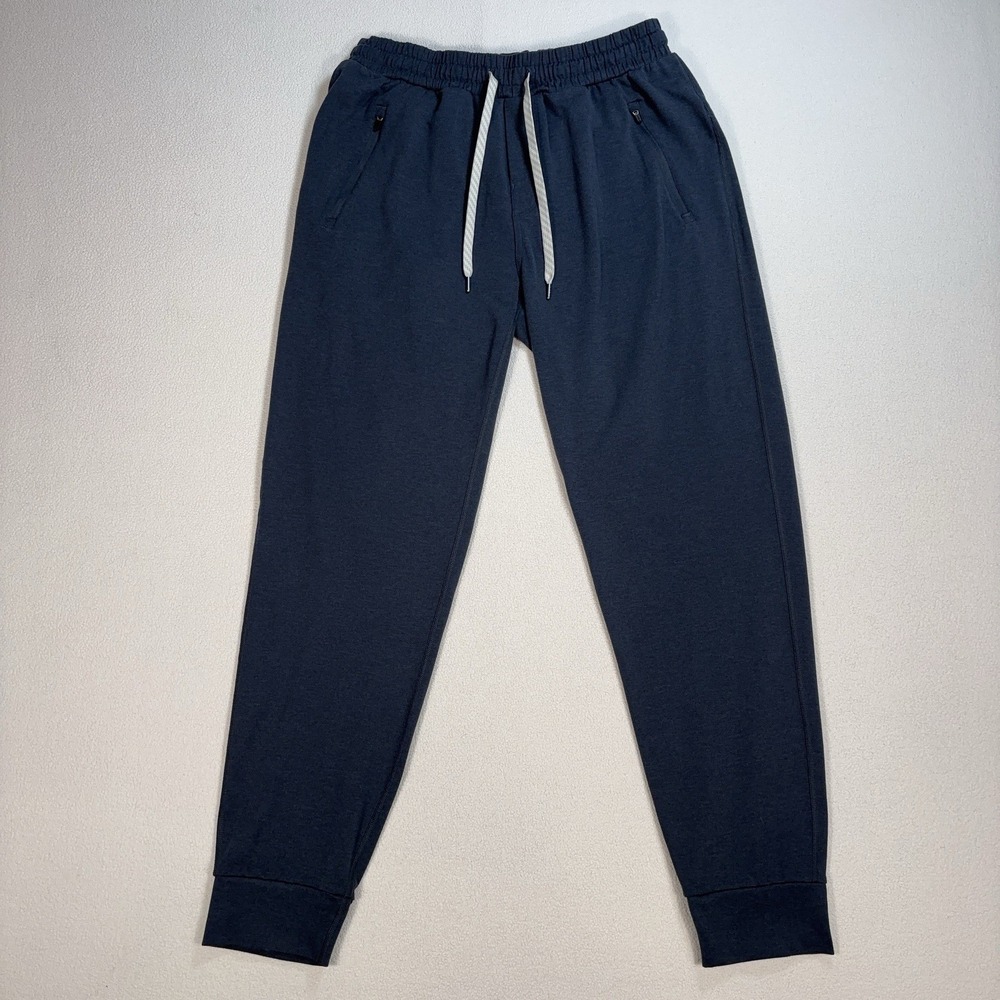 Vuori Ponto Performance Jogger Pants Men's L Navy Gray Stretch Ultra Soft